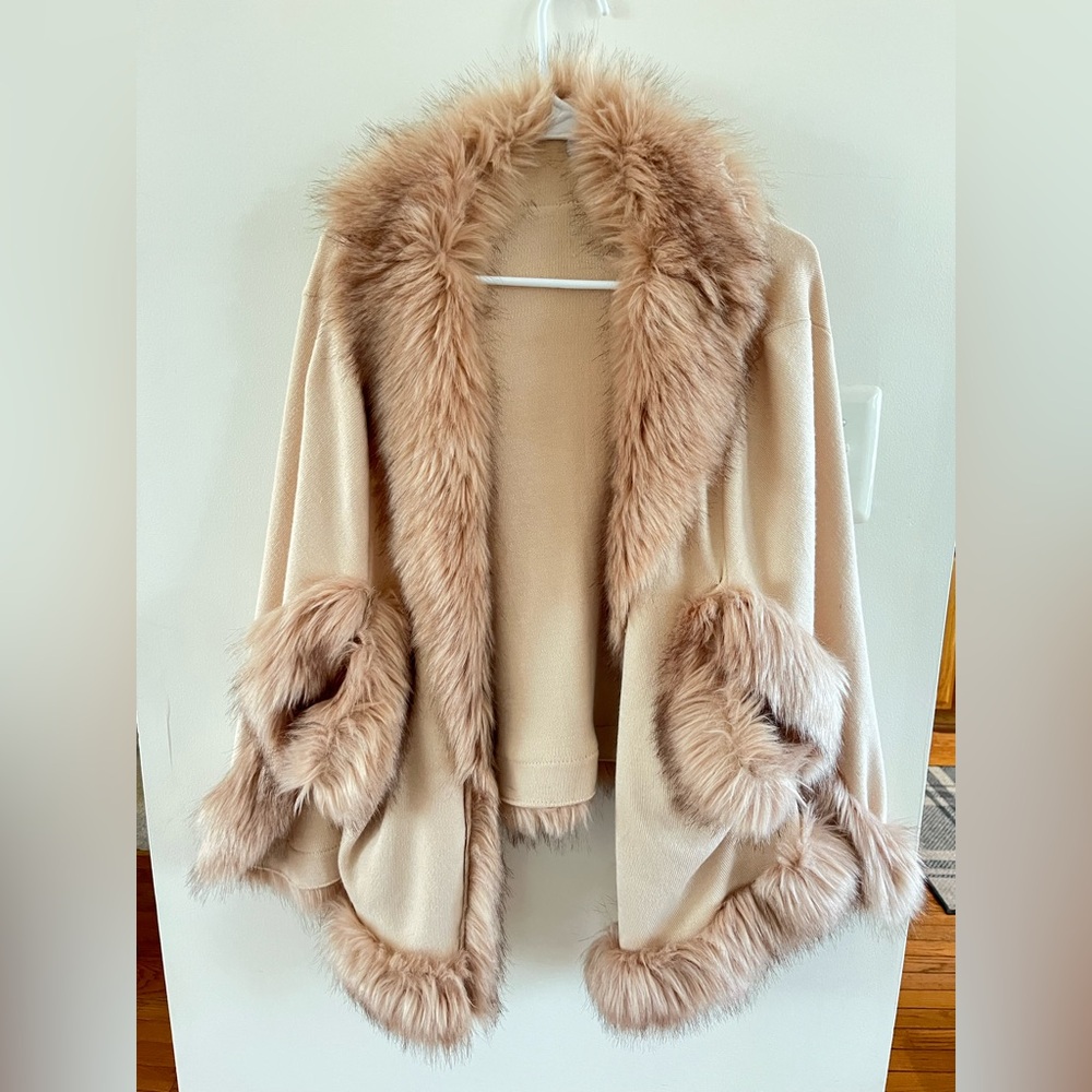 Coast Fur Shawl Jacket